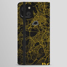 Rome map iPhone Wallet Case