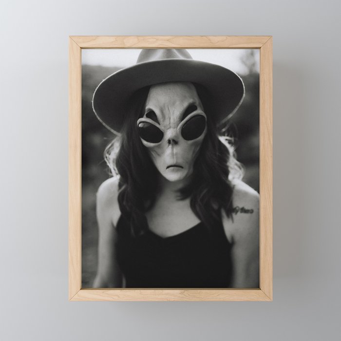 Alien Framed Mini Art Print