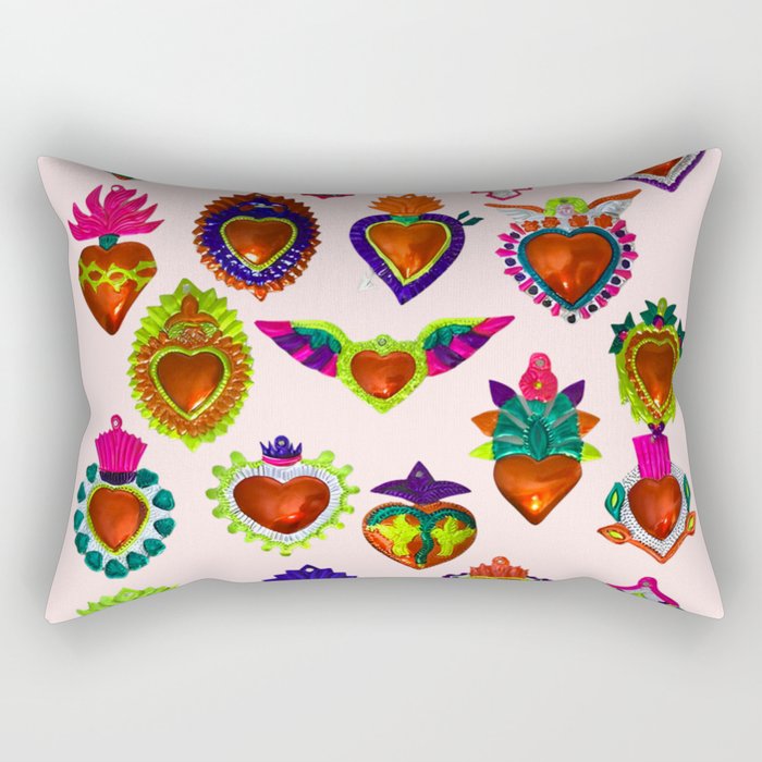 sacred heart pattern Rectangular Pillow