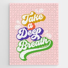 Take a deep Breath and Keep going - Motivational Jigsaw Puzzle