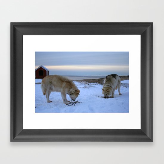Ilulissat Greenland: The land of dog sleds and Midnight Sun Framed Art Print