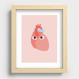 A Hypebeast's Heart Recessed Framed Print