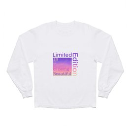 19 Year Old Gift Gradient Limited Edition 19th Retro Birthday Long Sleeve T Shirt