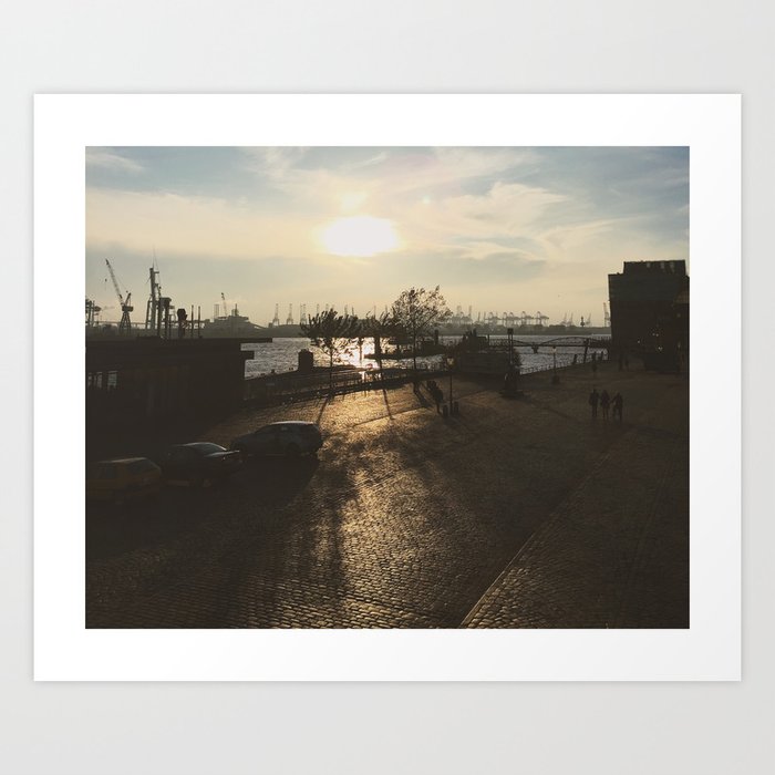 Hamburg | Harbour Art Print