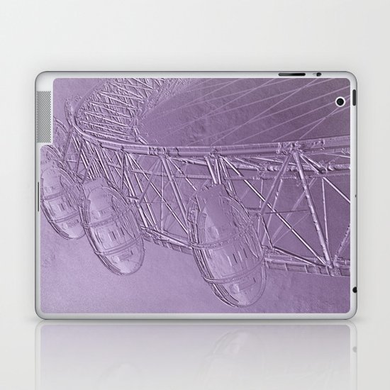 Embossed London Eye Laptop & iPad Skin