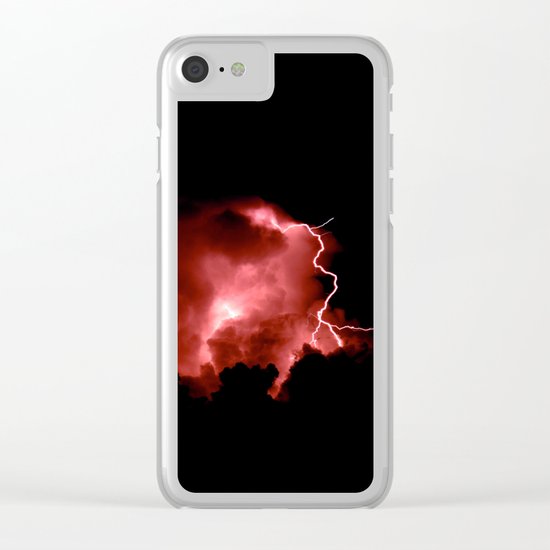 Lightning Strikes Clear iPhone Case