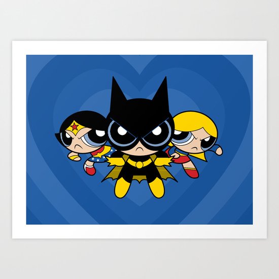 Supertough Girls Art Print