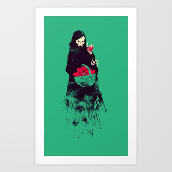 Death Valentine Gift Art Print
