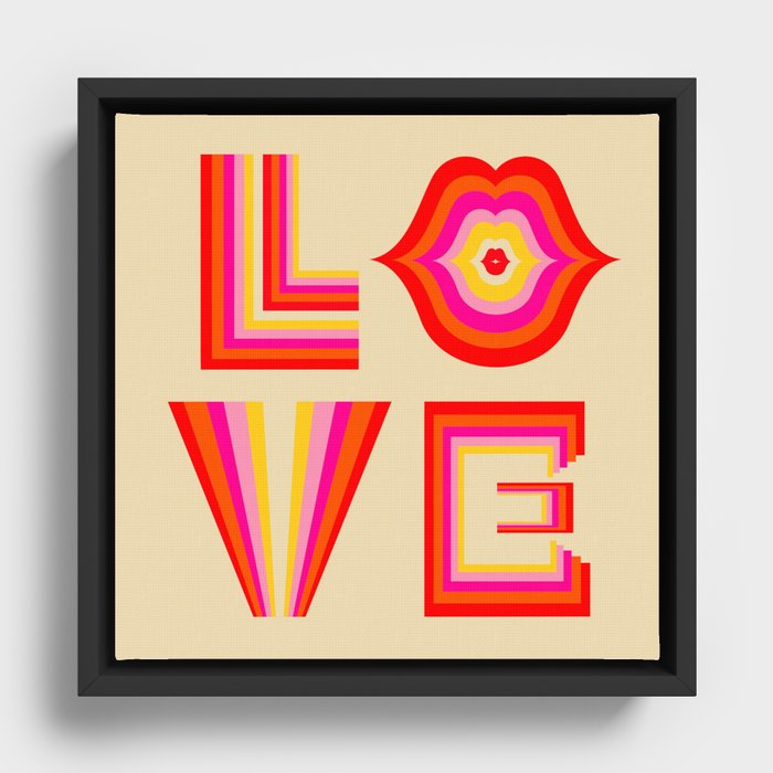 Love Framed Canvas