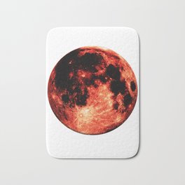 Moon Bath Mat | Moonlava, Vintage, Halloween, Vulcano, Halloweenshirt, Moon, Graphicdesign 