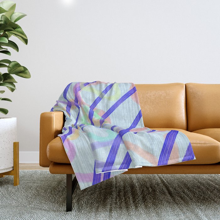 Blue Clues Throw Blanket by ROTaylorProductions Society6