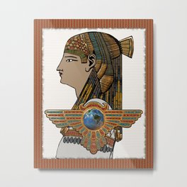 Egyptopia Metal Print | Folkart, Graphicdesign, Egypt, Global, Pharaoh, Folk, Other, Illustration, People, Egyptain 