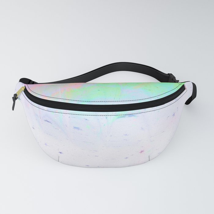 Rainbow paper Fanny Pack