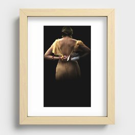 She's Come Undone Recessed Framed Print