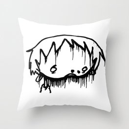 Parskid Mop Tag II Throw Pillow