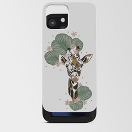 watercolor giraffe lover  iPhone Card Case