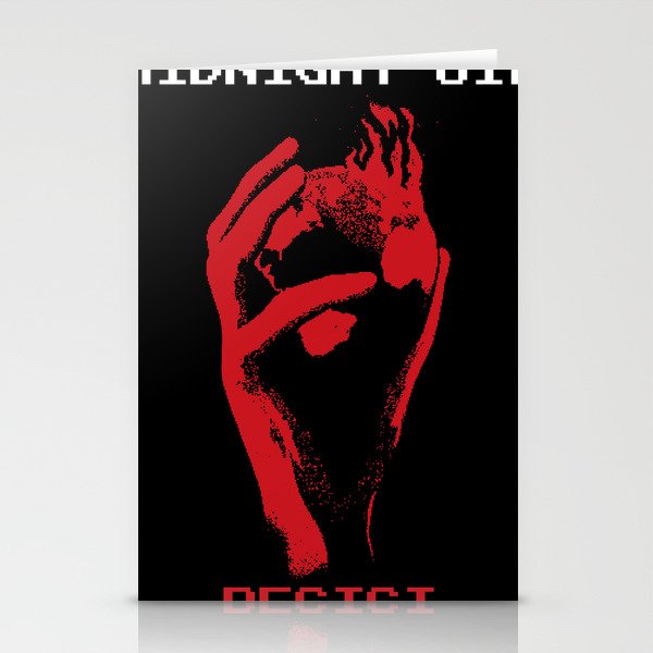 midnight oil resist tour 2022 Stationery Cards