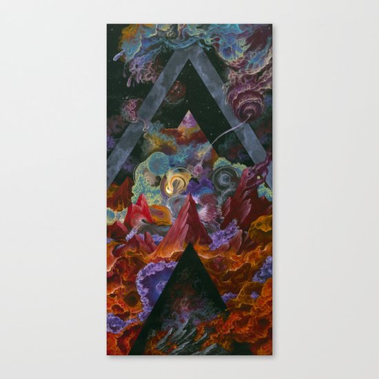 The mysterious land of truth and failures Canvas Print