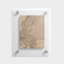 Vintage Europe Map Floating Acrylic Print