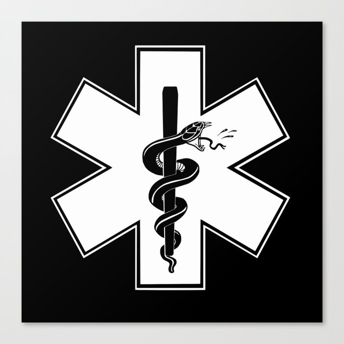 EMS Star of Life Canvas Print