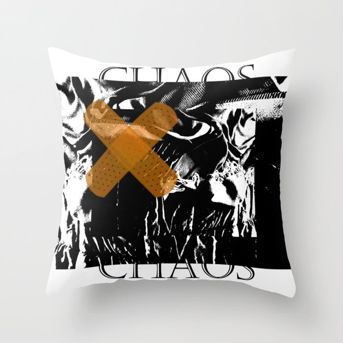 Chaos Throw Pillow