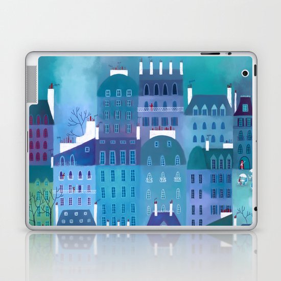 Paris Blues Laptop & iPad Skin