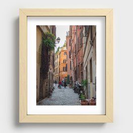 Beautiful Alley Recessed Framed Print