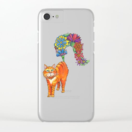 Classy Cat Chloe Clear iPhone Case