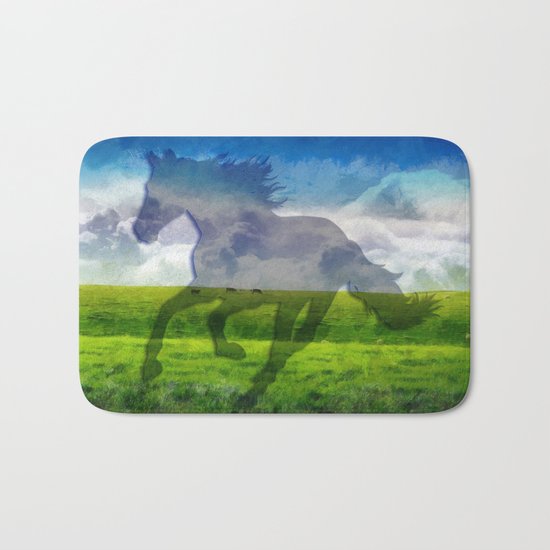 Horse fantasy Bath Mat