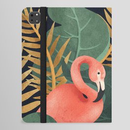 Two Flamingos iPad Folio Case