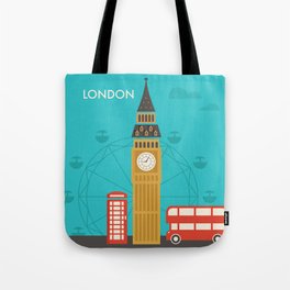 Attractions of London Tote Bag