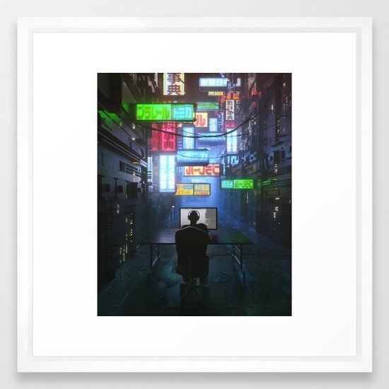 FOCUS (everyday 04.30.17) Framed Art Print by beeple | Society6