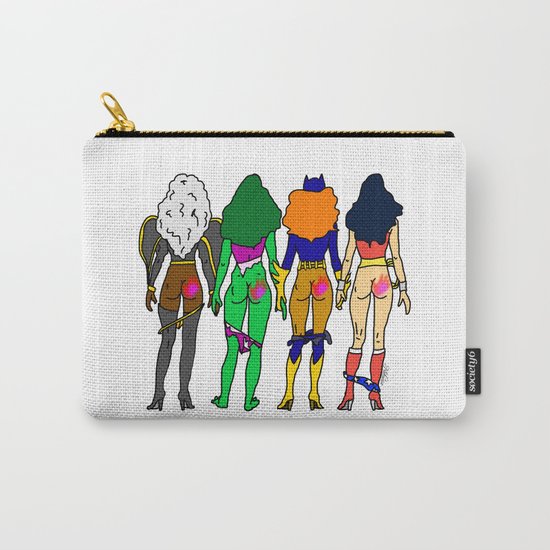 Superhero Love 2 - Foursome Carry-All Pouch