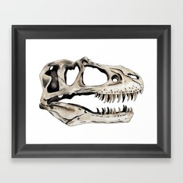 Gorgosaurus Skull Framed Art Print