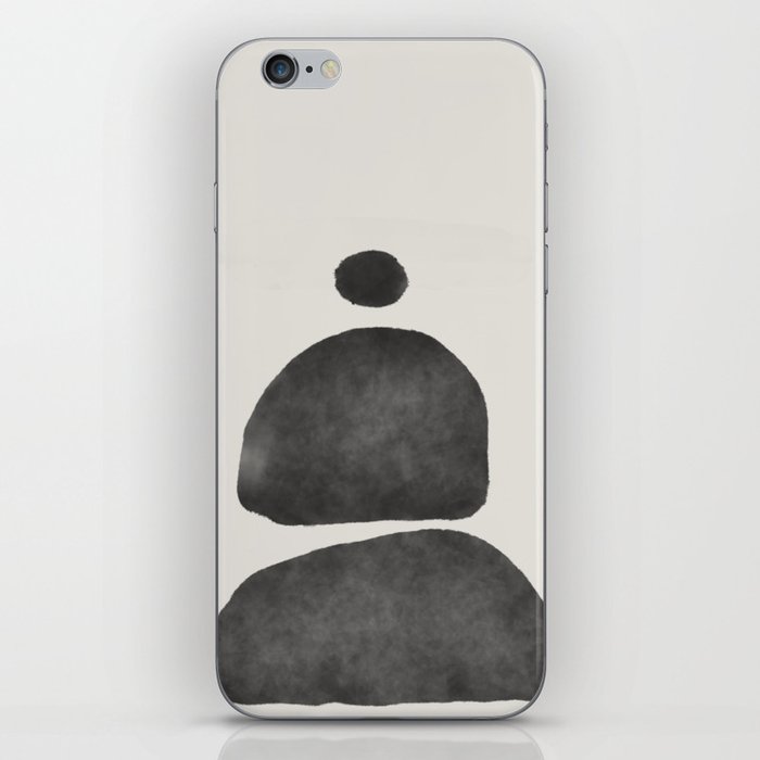 Japandi stones iPhone Skin