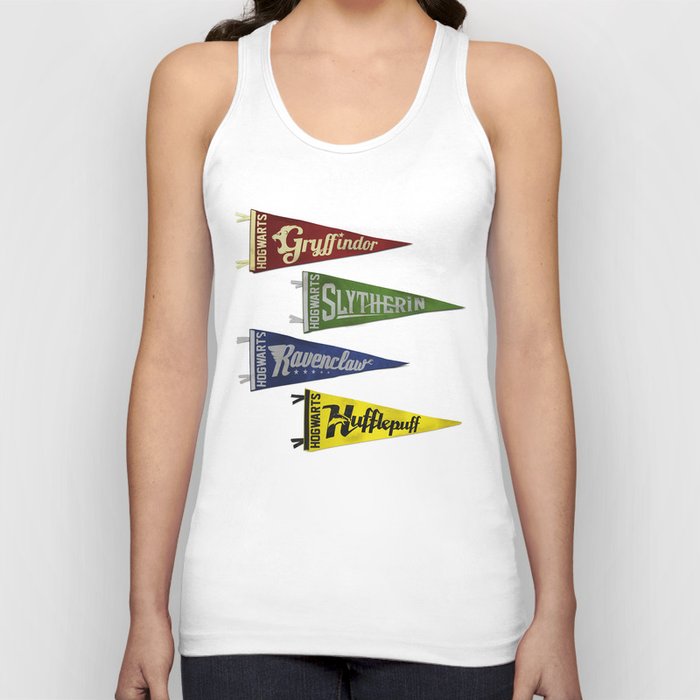 Vintage Hogwart's Pennant Collection Tank Top