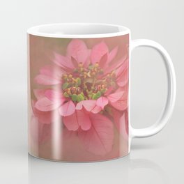 Rose Blush Poinsettias Digital Art Coffee Mug