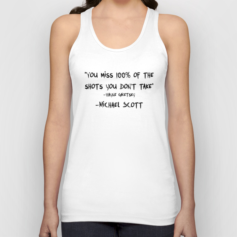 Michael Wayne Gretzky Quote Unisex Tank Top By Maggiecuda Society6
