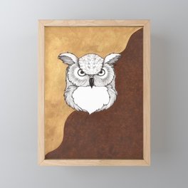 Owl Framed Mini Art Print