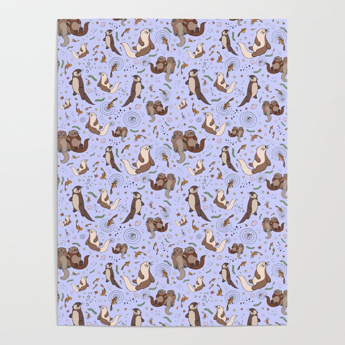Sea Otters Poster