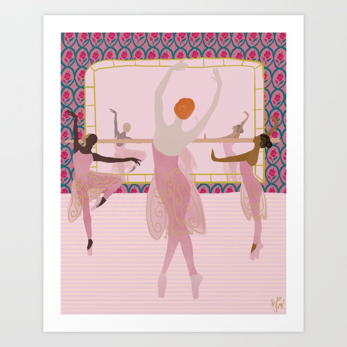 Ballerinas in the Studio Art Print