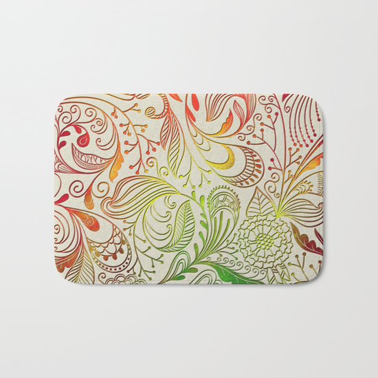 Festive Pattern Bath Mat