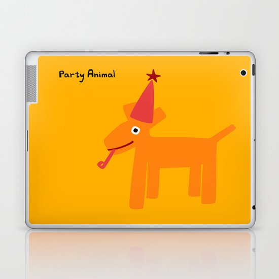 Party Animal-Orange Laptop & iPad Skin