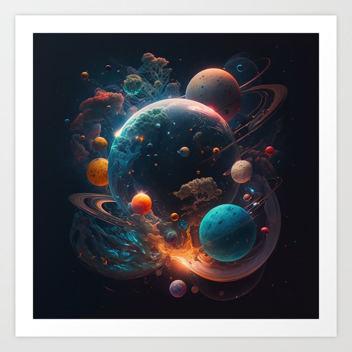 Planet Gaze III Art Print