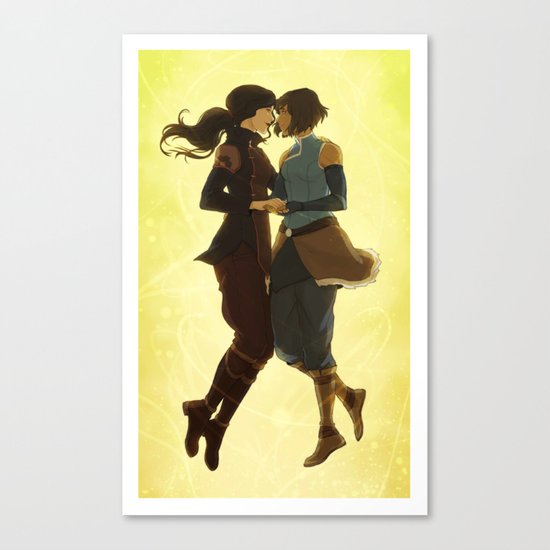 One True Pairing Canvas Print