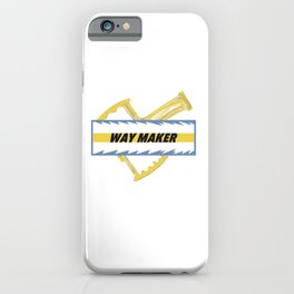 Way maker, Printable Wall Art iPhone Case