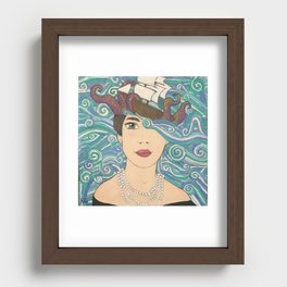 Lady of the Sea Recessed Framed Print