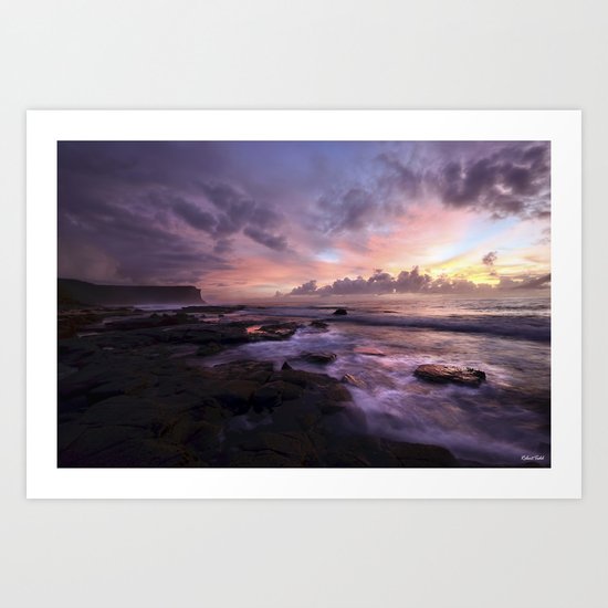 Magic light Art Print