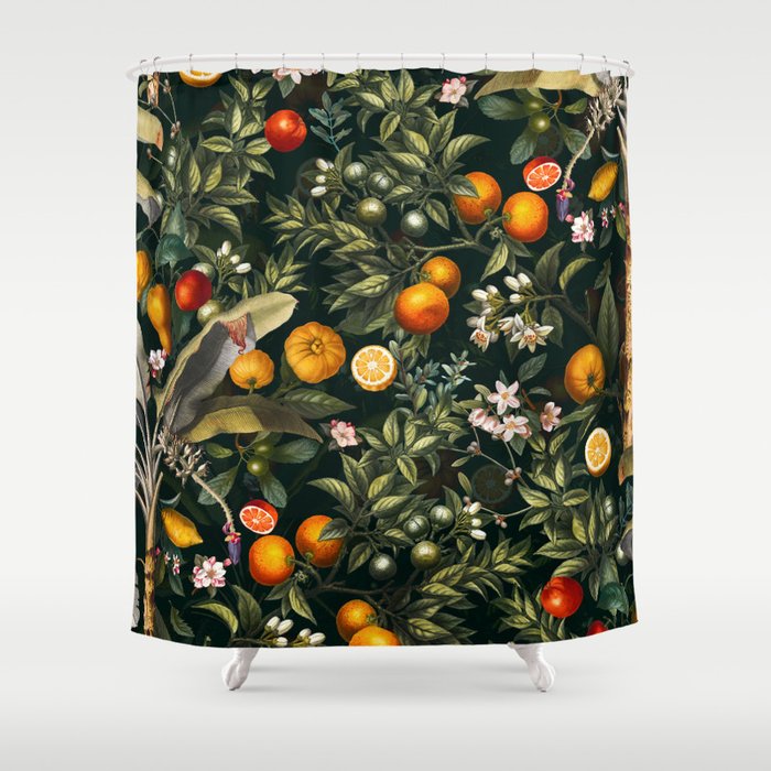 Vintage Fruit Pattern XXII Shower Curtain