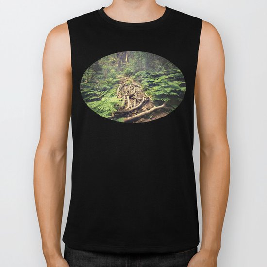 Misty Rainforest Biker Tank